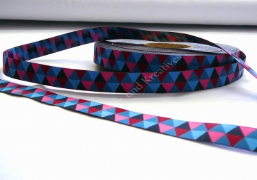 Fly Mini Hex trim pink blue