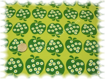 Manzana-Shirt  Stretch-Jersey Äpfel grün