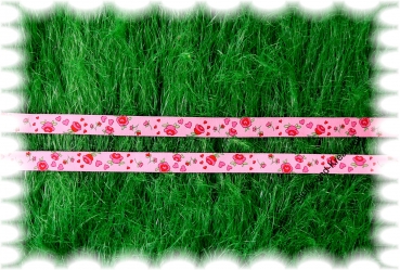 Rosenband  Webband rosa, pink