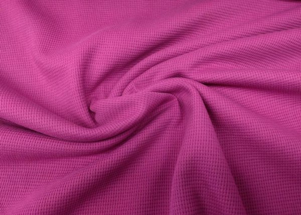 Clarissa Waffeljersey pink von Swafing