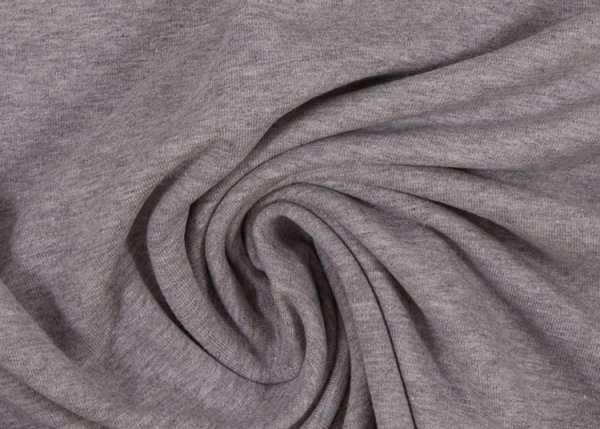 Eike melange grey Sweatfabric by Swafing