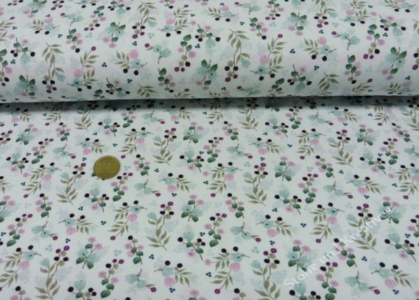 Florence white fabric for kids