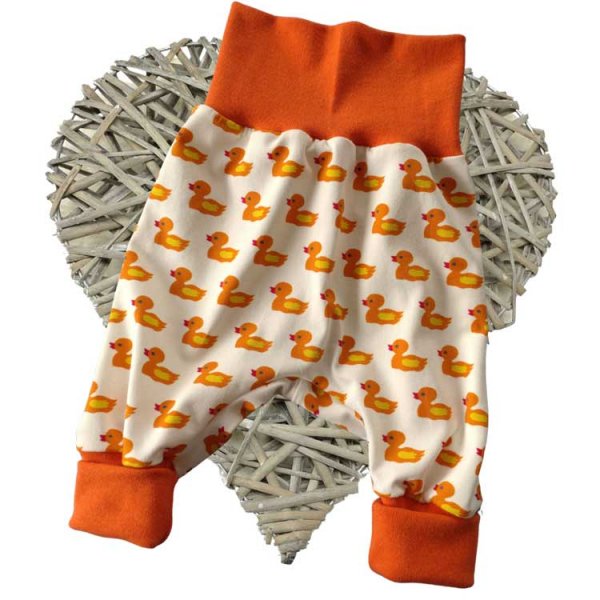 Baby pants handmade design duckling