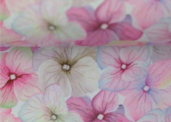 Fiete Nano-Softshell mit Veilchen in rosa Blumenstoff von Swafing für Damen