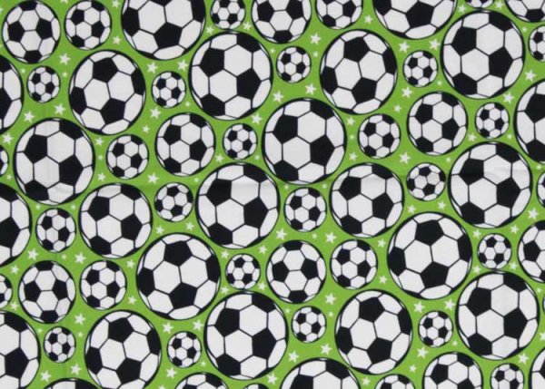 Tim Fußball Baumwolle Webware Popeline, ein Fussballstoff, Swafing Schultütenstoff