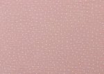 Musselin Mini Dots rosé Baumwollstoff Webware Double Gauze Punktestoff