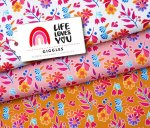 Hamburger Liebe Life Loves You Collection Giggles Sweat organic cotton ecru