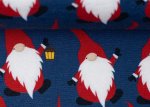 Feliz Navidad christmas fabric blue Jersey by Swafing