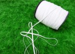 rubber braid for sewing masks white