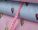 High Five Hamburger Liebe Design stiches pink cotton