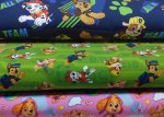 Paw Patrol blue, green or pink fabric for children by Swafing fabric 50 cm