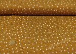 Wood Knit mustard fabric for children by Hilco