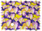 Butterfly Woman Stretch-Jersey Lillestoff organic cotton lila