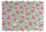 Flower Parade water resistent cotton grey Swafing