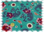 Paikea Elastic-Jersey Hilco print flowers mint