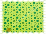 Dots and Circles Stretch Jersey lime, dark green    Rest 85 cm reduced!!