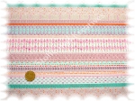 Graphicito cotton poplin stripes pink
