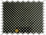 Punkte wasserabweisend  cotton dots black water resistant