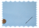 Dots xs  cotton print blue white   Rest 55 cm reduced!!