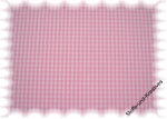 Vichy Karo  Baumwolle  rosa, weiß 3,5 mm